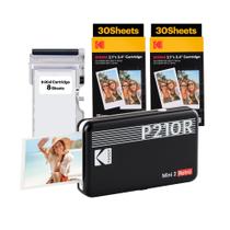 Impressora Fotográfica Portátil Kodak Mini 2 Retro 4Pass - Preta