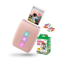 Impressora Instax Mini Link 3 Rosa + Filme De 20 Poses