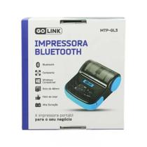 Impressora Mini Térmica BLUETOOTH Golink Mtp-Gl3 80MM COM NF