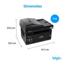 Impressora Multifuncional ELGIN Pantum M6550NW 127v Wi-Fi