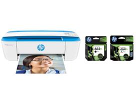 Impressora Multifuncional HP DeskJet Ink 3776 - Jato de Tinta Colorida Wi-Fi + 02 Cartuchos