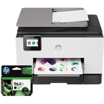 Impressora Multifuncional HP Officejet Pro 9020 1MR69C, Colorida, Wi-fi, Conexão Ethernet, Conexão USB, Bivolt + + Cartucho HP 964XL Preto HP