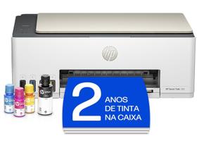 Impressora Multifuncional HP Smart Tank 583 All-in-One Wi-fi Impressão Colorida - Cor da Impressora Branca Impressora Multifuncional HP Smart Tank 583 All-in-One Wi-fi Impressão Colorida - Cor da Impressora Branca