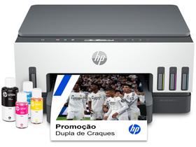 Impressora Multifuncional HP Smart Tank 724 Wi-Fi - Tanque de Tinta Colorida Duplex USB