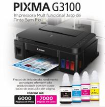 Impressora Multifuncional tanque de tinta Mega Tank G3110, Colorida, Wifi, Conexão USB, Bivolt, Canon Impressora Multifuncional tanque de tinta Mega Tank G3110, Colorida, Wifi, Conexão USB, Bivolt, Canon