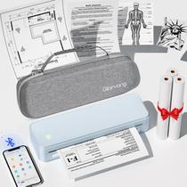 Impressora portátil Gloryang Inkless Wireless Thermal Blue