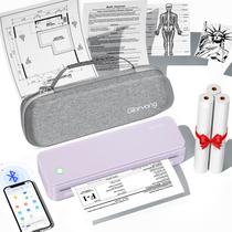 Impressora portátil Gloryang Inkless Wireless Thermal Purple