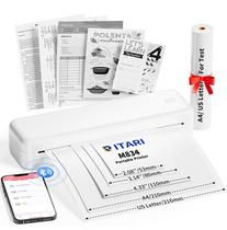 Impressora portátil Itari M834 atualizada 300DPI Bluetooth