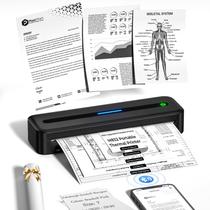 Impressora portátil iTriace 300DPI sem fio Bluetooth preta