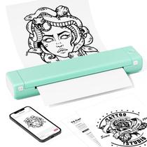 Impressora portátil Phomemo M08F sem fio com Bluetooth ciano