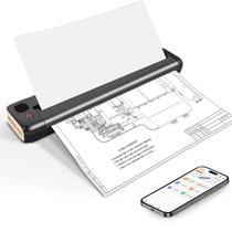Impressora portátil Rongta F81 sem fio Bluetooth WiFi cinza