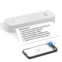 Impressora portátil yanxio Inkless Thermal Bluetooth White