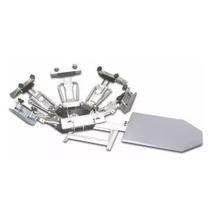Impressora Rotativa Manual com Berço e Seis Garras para Impressão Têxtil Impressora Rotativa Manual com Berço e Seis Garras para Impressão Têxtil