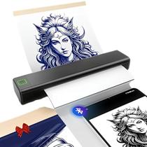 Impressora Térmica A4 Tatuagem Bluetooth Portátil Printer