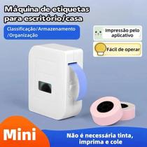 Impressora Térmica Bluetooth Mini Etiquetas Adesiva Portá.