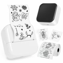 Impressora Térmica Bluetooth Phomemo M02X - Mini Impressora de Adesivos Portátil