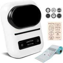 Impressora Termica de Etiquetas, Máquina de Impressão Bluetooth, Impressora de Etiquetas Portátil, Mini Impressora de Etiquetas Portátil Pequena, Máqu