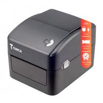 Impressora Térmica de Etiquetas Tanca TLP-300 Direta 203DPI USB Não Usa Ribon - Preto