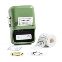 Impressora térmica Label Maker NIIMBOT B21 com fita de 5 cm verde