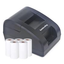 Impressora Térmica Não fiscal Usb Ticket Cupom 58mm Com Bluetooth + 5 Bobinas - Goldensky