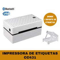 Impressora Térmica para Etiquetas Adesivas até 100mm CC431 - UBS e Bluetooth
