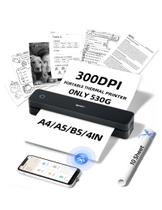 Impressora térmica portátil iDPRT MT610 300DPI com Bluetooth