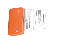 Impressora termica portatil na cor Laranja Peri page A4