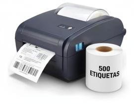 Impressora Termica Portatil para Etiquetas Recibos Documentos, Não Fiscal, Impressão de Códigos de Barras QR, Ideal Restaurantes, Lojas, Fábricas