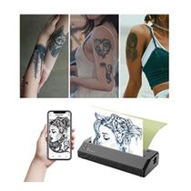 Impressora Térmica Portátil Tatuagem Bluetooth 2500mAh Impressora Térmica Portátil Tatuagem Bluetooth 2500mAh