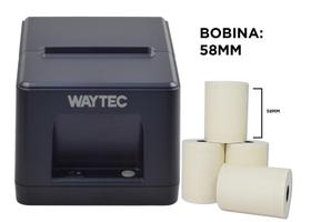 Impressora Térmica Waytec Wp-50 58Mm Tickets Ifood N/Fiscal