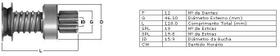 Impulsor partida zen mb 1625, 1630, 1935, 1941, 2325, 2635 partida bosch