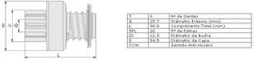 Impulsor partida zen vw, seat golf partida bosch