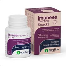 Imunees Snacks Suplemento Ourofino para Cães - 30 Tabletes