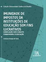 Imunidade De Impostos Da Instituições De Educação Sem Fins Lucrativos - ALMEDINA Imunidade De Impostos Da Instituições De Educação Sem Fins Lucrativos - ALMEDINA