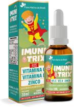 Imunitrix kids (vitamina c.+ d + zinco) 30ml sabor morango flora nativa