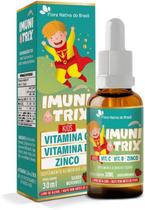 Imunitrix Kids (Vitamina C+D+Zinco) 30ml Sabor Morango Flora Nativa