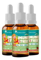 Imunitrix Kids Vitamina C D3 e Zinco 3 X 30ml Flora Nativa