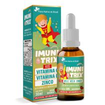 ImuniTrix Kids - Vitamina C + Zinco + Vitamina D3 30ml - Flora nativa do brasil