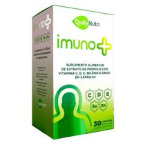 Imuno Vitamina C D3 Zinco E Própolis QualyNutri 30 Cápsulas Imuno Vitamina C D3 Zinco E Própolis QualyNutri 30 Cápsulas