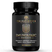 Imunologic Defense Própolis 500Mg + Vitaminas C, D, E, Selênio E Zinco 60 Cápsulas Imunologic Defense Própolis 500Mg + Vitaminas C, D, E, Selênio E Zinco 60 Cápsulas