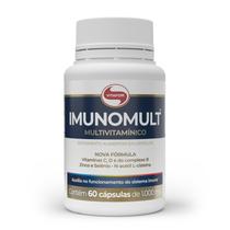 Imunomult Vitafor Multivitamínico Pote 60 cápsulas 1000mg à base de Vitaminas e Minerais