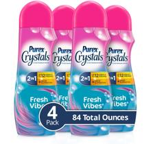 In-Wash, intensificador de fragrâncias e fragrâncias, Purex Crystals, 600 ml, 4 unidades In-Wash, intensificador de fragrâncias e fragrâncias, Purex Crystals, 600 ml, 4 unidades