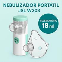Inalador Mini Vaporizador Silencioso e Portátil JSLW303 Mesh Nebulizer