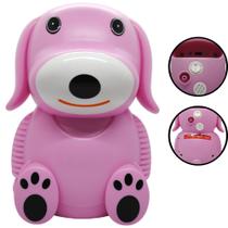 Inalador Neb Dog Rosa Inalador Neb Dog Rosa