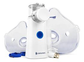 Inalador Nebulizador Mesh Dellamed Leve e Silencioso Bateria Recarregável Inalador Nebulizador Mesh Dellamed Leve e Silencioso Bateria Recarregável