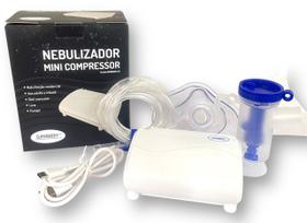 Inalador/Nebulizador Mini Compressor Bivolt - Supermedy