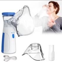 Inalador Nebulizador Portatil a Vapor Ultra Silencioso Nebulizador e Inalador Super Flow Compact