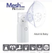 Inalador Nebulizador Portátil Adulto/Infantil Recarregável Original - MESH