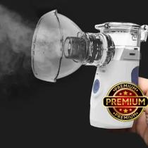 Inalador Nebulizador Portátil Mini A Pilhas Recarregável Branco Utilidades Emergência Viagem