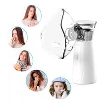 Inalador Nebulizador Portátil Mini Bivolt e Recarregável